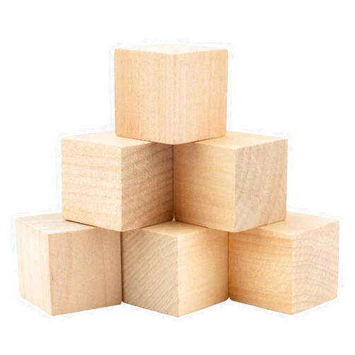 AUEAR, 20 Pack 1 Inch Natural Solid Blank Wooden Cube Unfinished Wood Building Blocks for DIY Craft Gifts
