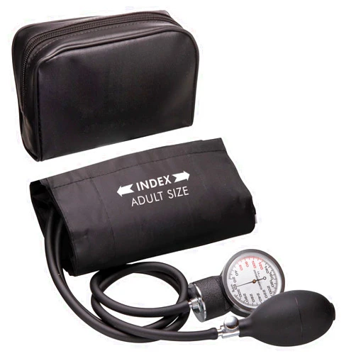 NOVAMEDIC Professional Black Adult Size Blood Pressure Machine, 8.7”-16.5