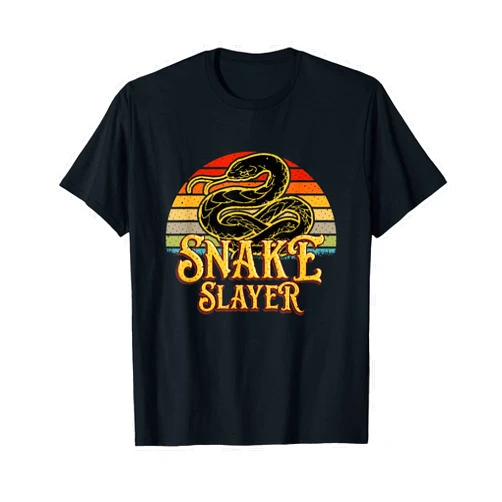 Funny Snake Hunting Apparel Snake Slayer Snake Hunting T-Shirt
