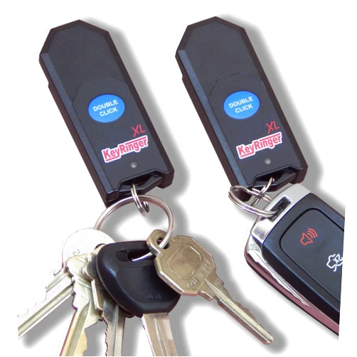 KeyRinger Key Finder Pair, Indisputably The Loudest with Long Life Replaceable Battery