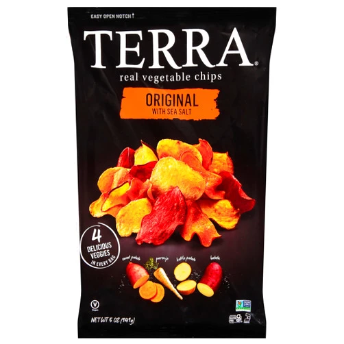 Terra Vegetable Chips, Original Vegetable Chips with Sea Salt, 5 oz