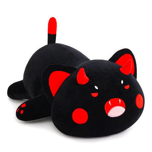 MIAOHAHA Cute Cat Plush Toy Soft Stuffed Animal Cat Plush Pillow Kawaii Plush Hugging Toy for Kids and Girls(Cat,30cm/11.8in)