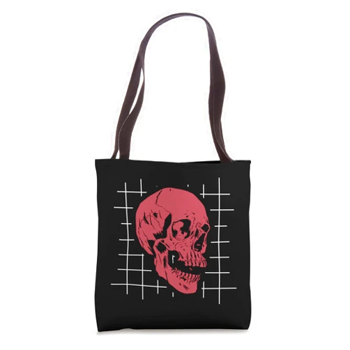 Japan lover streetart design Japanese Aesthetic Skull Tote Bag