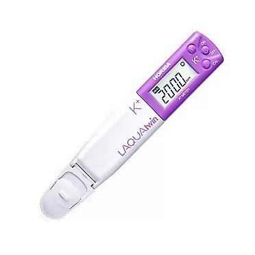 HORIBA LAQUATWIN - B-731 Potassium LAQUAtwin K-11 Pocket Tester; Range 39 to 3900 ppm, White