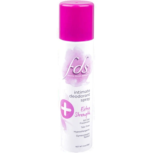 FDS Intimate Deodorant Spray Extra Strength - 2 oz, Pack of 2