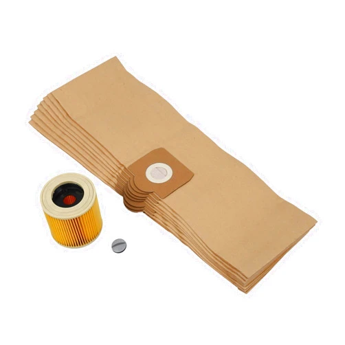 BebeXi Replacement Filter Cleaner Bags .Compatible For Karcher. WD3 WD 3.300 M WD 3.200 WD3.500 SE 4001 SE 4002 WD3 P 6.959-130 Bag Filter