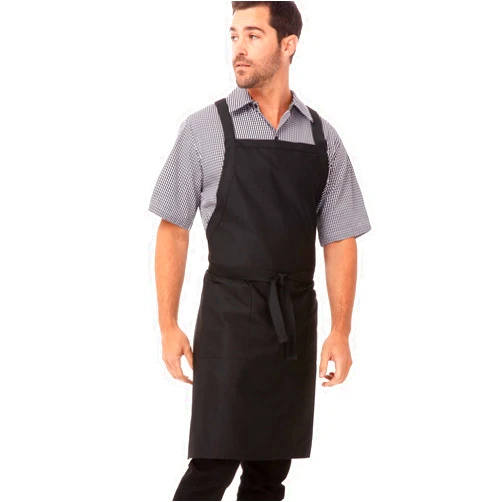 Chef Works Unisex Cross-Back Bib Apron