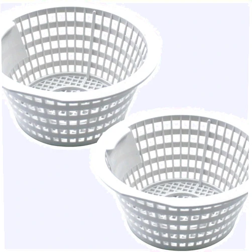 Snowzhi 2 Pack Skimmer Basket for In Ground & Above Ground Swimming Pool, Pool Filter Basket Replacement Parts Compatible with Swimline Hydrotools 8928 O-lympic ACM88