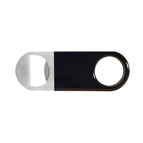 Thirsty Rhino Short Rubber Coated Suma Bottle Opener (Black) (Set of 2)