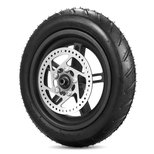 SIUKE E-Scooter Rear Tire with Wheel Hub Electric Scooter Rear Tire with Wheel Hub Disc Brake Set 8.5 inches Inflatable Electric Scooter Wheel Replacement for M365 Electric Scooter Spare Parts