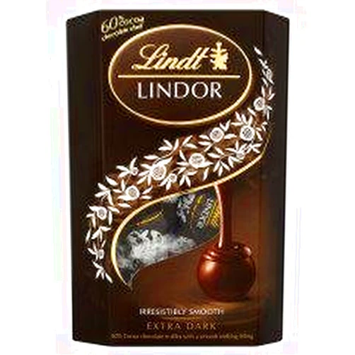 Lindt Lindor 60% Dark Chocolate 200G