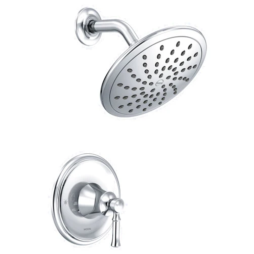 Moen T2282EP Dartmoor Shower Only System with Rainshower Showerhead without Valve, chrome