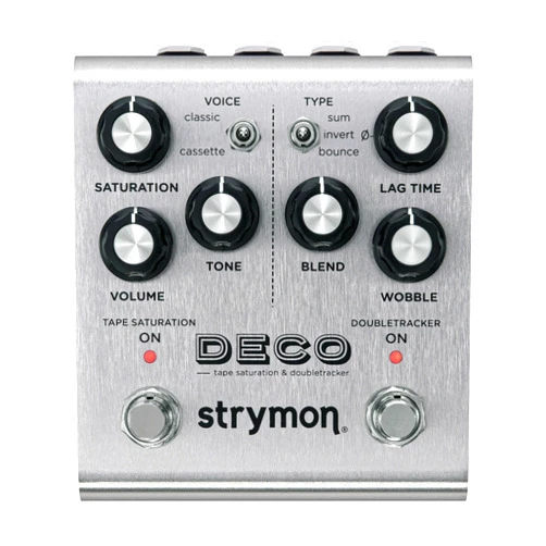 Strymon Deco V2 Tape Saturation and Doubletracker Guitar Effects Pedal for Electric and Acoustic Guitar, Synths, Vocals and Keyboards
