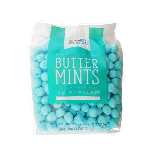 Party Sweets Blue Buttermints, Appx. 350 pieces from Hospitality Mints, 2.75 Pound (Pack of 1)