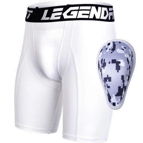 Legendfit Men Baseball Football Compression Shorts w/Cup Straps Protective Athletic Sliding Underwear Lacrosse Cricket