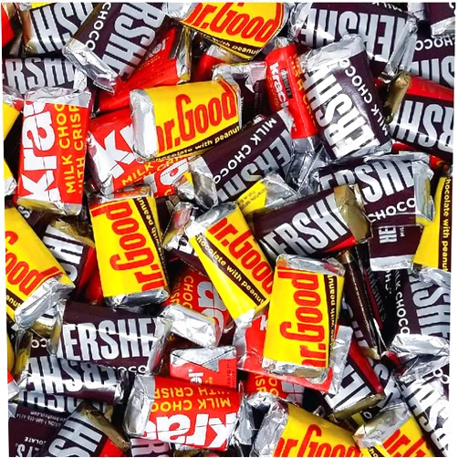 CRAZYOUTLET Miniatures Chocolate Bars Assortment Candy - Bulk Pack, 2 Pounds