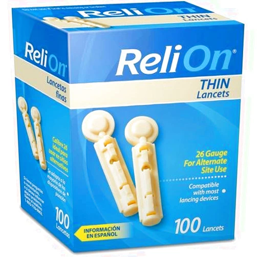 Reli On ReliOn Thin Lancets, 100 count