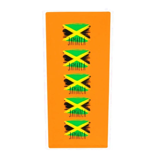 Bkytgek Bath Hand Towel,Jamaica Flag Pattern Soft Absorbent Decorative Bathroom Towel Kitchen Hand Towel Face Towel for Hotel Gym Spa 14x28in