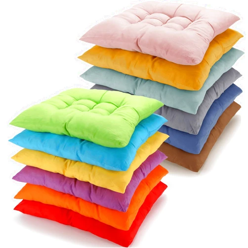 Geetery 12 Pcs Floor Pillows Meditation Square Large Bulk Flexible Seating Thick Cushions for Floor Sitting 15.7'' Colorful Tufted Sitting Mat for Adults Kids Tatami Classroom Chair Yoga Living Room
