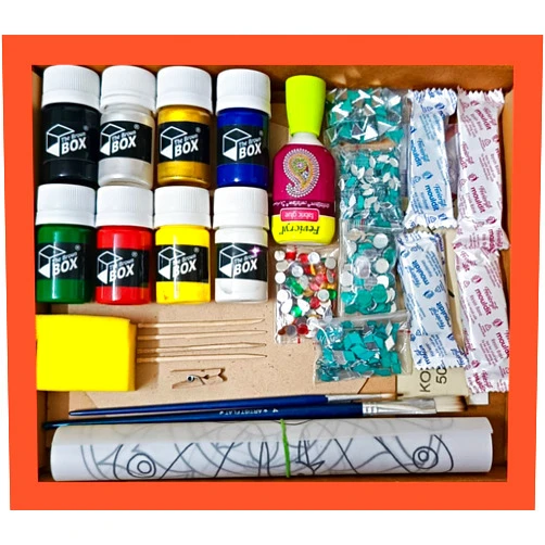 The brown box Lippan Art Kit,Lippan Art kit for Adults,Art and Craft Kit,Craft Kit,Craft Kit for Adults,Hobby Kit,Hobby Craft,DIY Kit,Gift for Girls Age 10-15,Christmas Gift