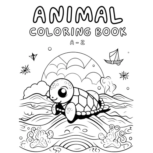 Caleb Gimenez,Jose Acosta ANIMAL COLORING BOOK A - Z: A Fun Learning Adventure Through the Animal Kingdom, A to Z Fun Facts and Coloring Pages for Kids