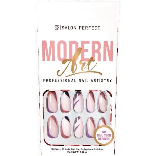 Salon Perfect Modern Art Nude Press On Nail Set