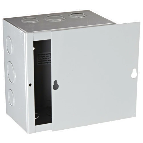BUD Industries JB-3955-KO Steel NEMA 1 Sheet Metal Junction Box 6