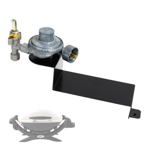 WUVYFWN Valve Regulator 64865 for Weber Q2000 Weber Q2200 Series Gas Grills,Replaces 53060001 54060301 396002 566001 566002 Compatible with Weber q regulator Gas Grill Replacement Valve Regulator Assembly