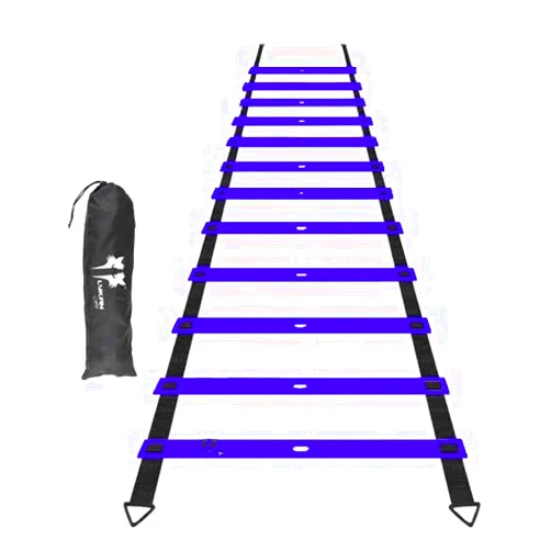 LYKAN FIT 20ft Sports Agility Ladder for Men Women and Kids, Speed Youth Soccer Agility Training Equipment for Football, Exercise, Soccer, Tennis, Legs Workout with Carry Bag