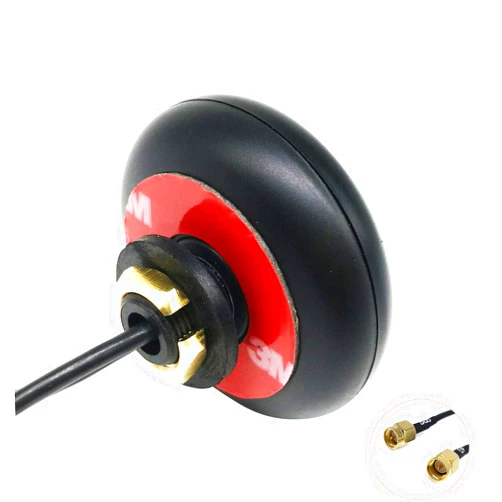 CHHLIUT 4G LTE Antenna BD GPS Combined Antennas Outdoor Screw Mount Combo Mimo Antenna 3.5dbi with Dual SMA Male Connector 9.8ft RG174 Coaxial Cable
