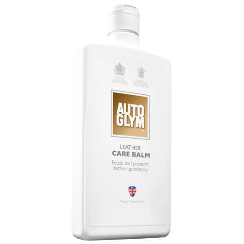 Autoglym Leather Care Balm, 500ml - Feeds and Protects Car Leather Upholstery and Motorcycle Leather, Beige