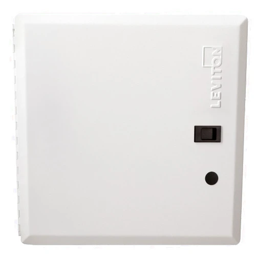 Leviton 47605-14D 14” SMC, Structured Media Hinged Cover, White