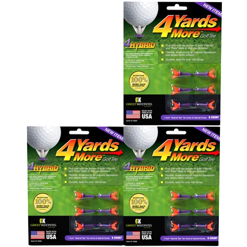 4 Yards More Golf Tees 1