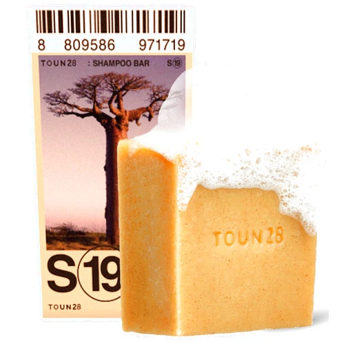 TOUN28 Hydrating Natural Organic Vegan Biotin Shampoo Bar for Hair Growth Strenghtening Camellia Seed Oil, Biotin & Caffeine for All Hair Types, Paraben Sulfate Silicone & Cruelty Free Korean Haircare