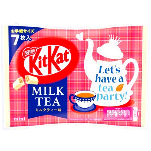 Kit Kat NESTLE KitKat Mini Chocolate Milk Tea Flavor, 1 Count (Pack of 7), 0.409 ounces