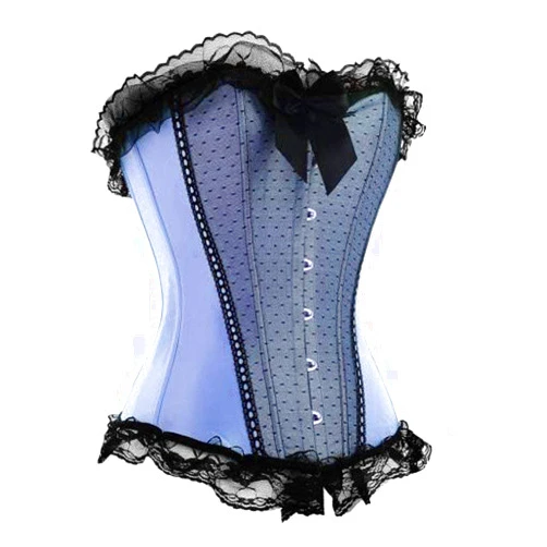 Alivila.Y Fashion Womens Sexy Vintage 1920s Renaissance Lace Trim Corset Bustier