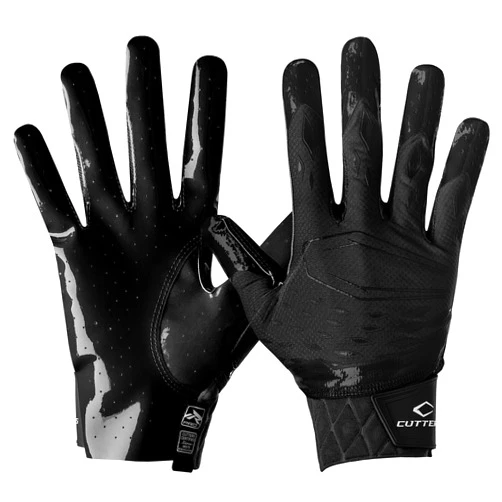 Cutters Rev Pro Football Gloves, Men's Sticky Ultra Grip Receiver Gloves, Adult, 1 Pair