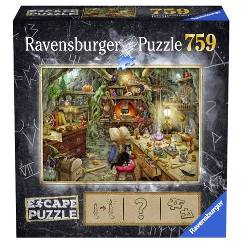 Ravensburger 759-Piece Escape Puzzle - The Witches' Kitchen | Engaging Jigsaw for Kids & Adults | Exciting Escape Room Experience | Ideal for Family Game Nights | FSC-Certified Materials