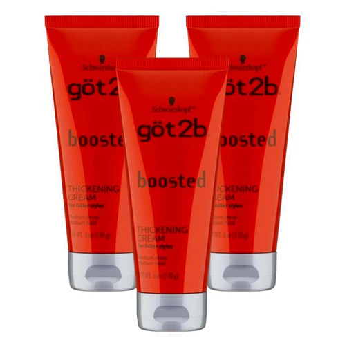 Got2B Got 2B Boosted Thickening Cream 6 Ounce (Pack of 3)