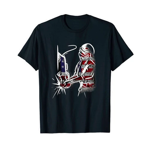 American Patriots Worker accessories Casting Metalworker Woman Foundry Metalware Forger Blacksmith female T-Shirt