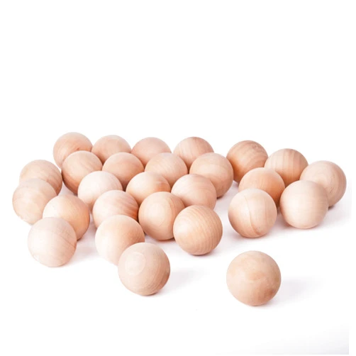 JUEGD Wooden Balls, 25 Pack 2 Inch Wooden Balls for Crafts, Unfinished Round Wood Spheres for DIY Projects and Decorations Making Art Design