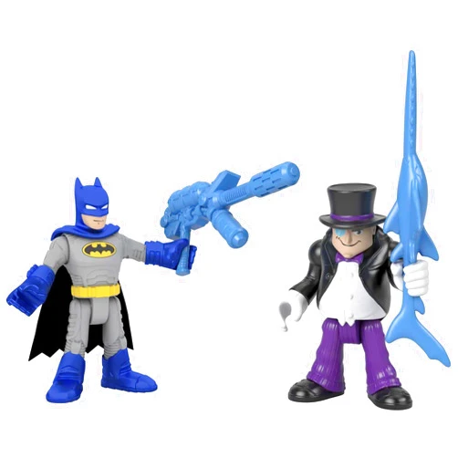 Fisher-Price Imaginext DC Super Friends Batman & The Penguin Figure Set for Preschool Kids Ages 3 to 8 Years