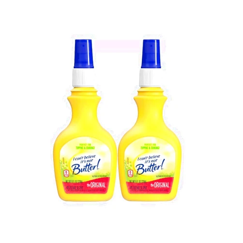 STRAIGHTRENDING PRODUCTS I Can't Believe It's Not Butter Spray 8 oz (2-pack) - Dairy-Free Butter Alternative - Includes StraighTrending Products Fridge Sticker