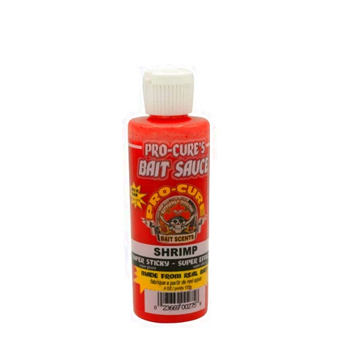 Pro-Cure Shrimp Bait Sauce, 4 Ounce, Red