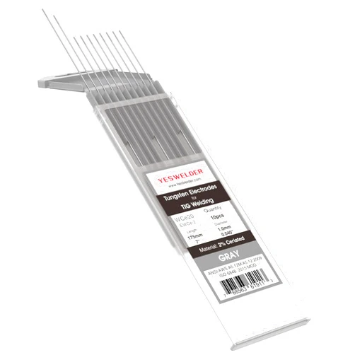 YESWELDER TIG Welding Tungsten Electrode 2% Ceriated .040