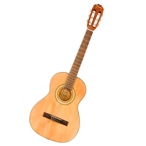 Fender FA-25N 3/4 Size Nylon String Acoustic Guitar, Beginner Guitar, with 2-Year Warranty, Perfect Beginner Guitar for Kids that is Easy on Fingers, Includes Free Lessons, Natural