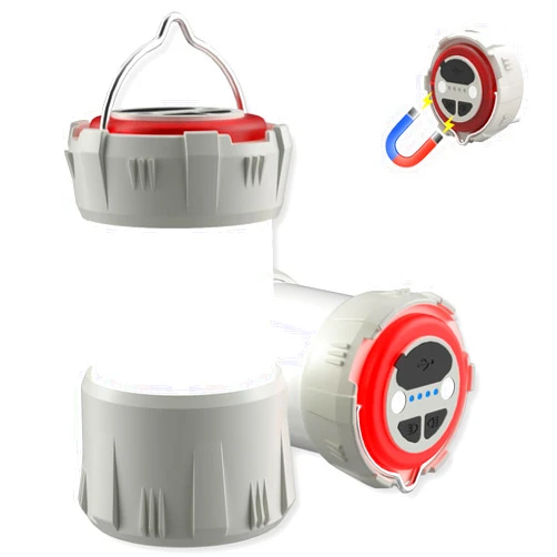 AROPEEN LED Camping Lantern Rechargeable, 9 Light Modes, IP44 Waterproof & Dustproof Camping Light, Perfect Lantern Flashlight for Camping, Hiking, Mountain Climbing, Fishing, Maintenance (1-Pack)