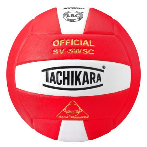 Tachikara Composite SV-5WSC Volleyball Red/White (EA)