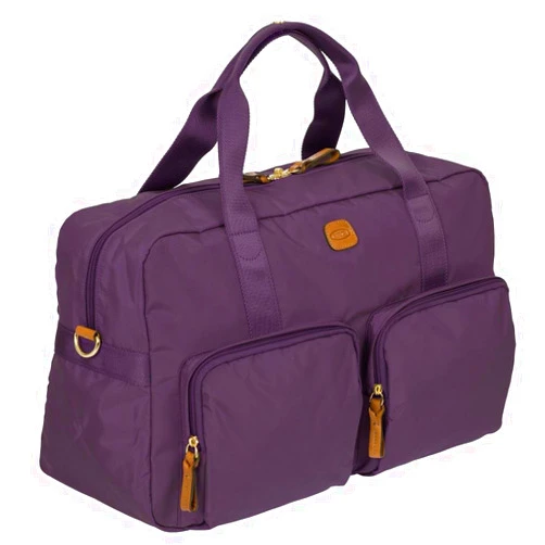 Bric's X-Bag/x-Travel 2.0 18 Inch Cargo Overnight Boarding Duffle W/Pockets, Violet, One Size