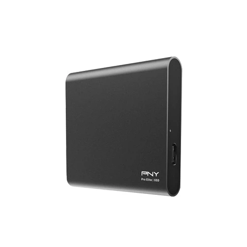 PNY Pro Elite 1TB USB 3.1 Gen 2 Type-C Portable Solid State Drive – (PSD0CS2060-1TB-RB)